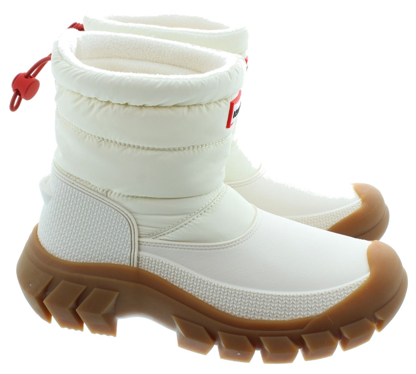 Ladies Intrepid Short Snow Boots In White