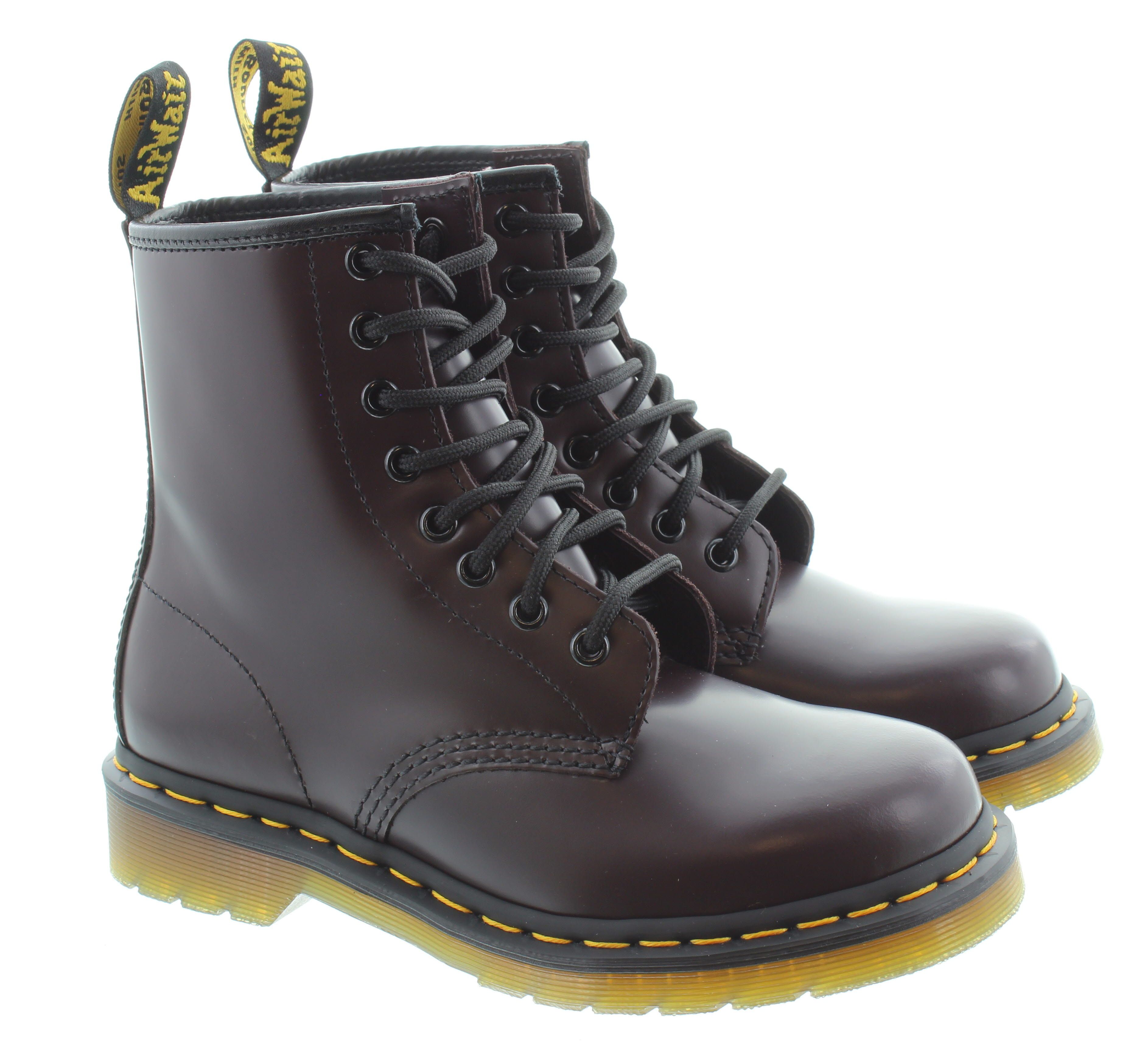 Doc martens womens boots burgundy deals