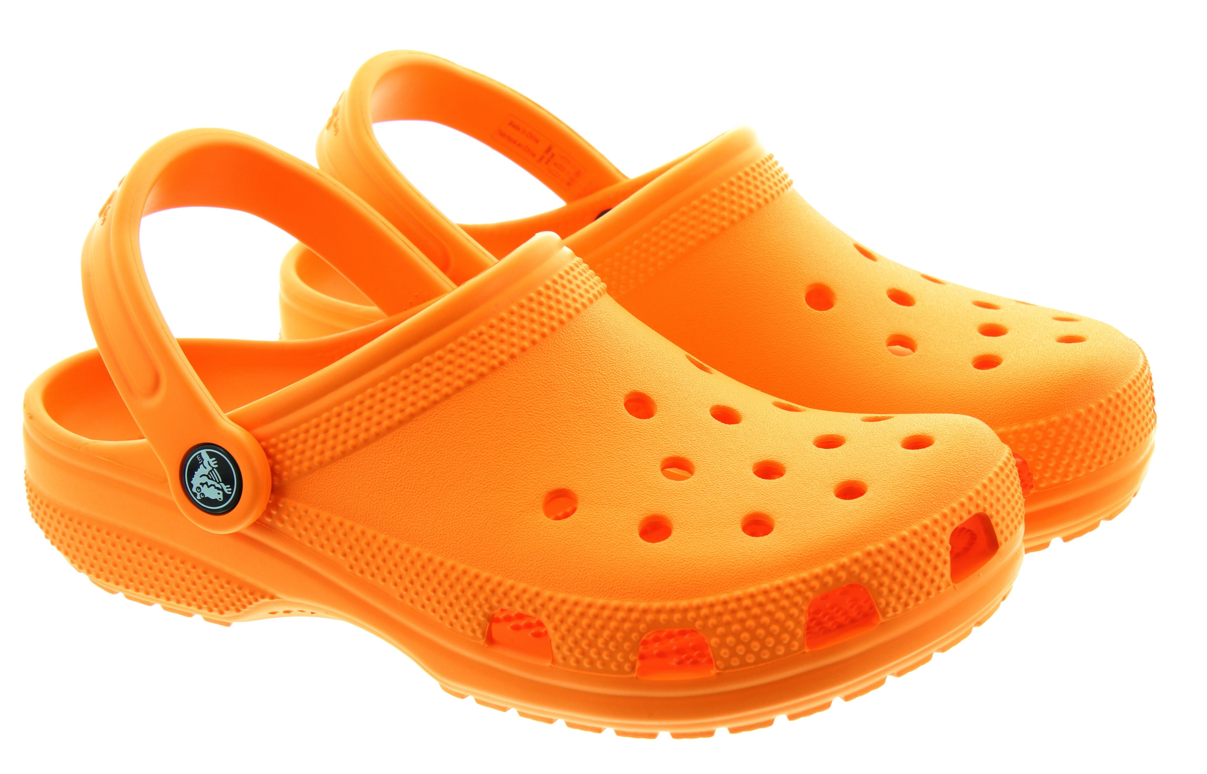 Orange crocs sale