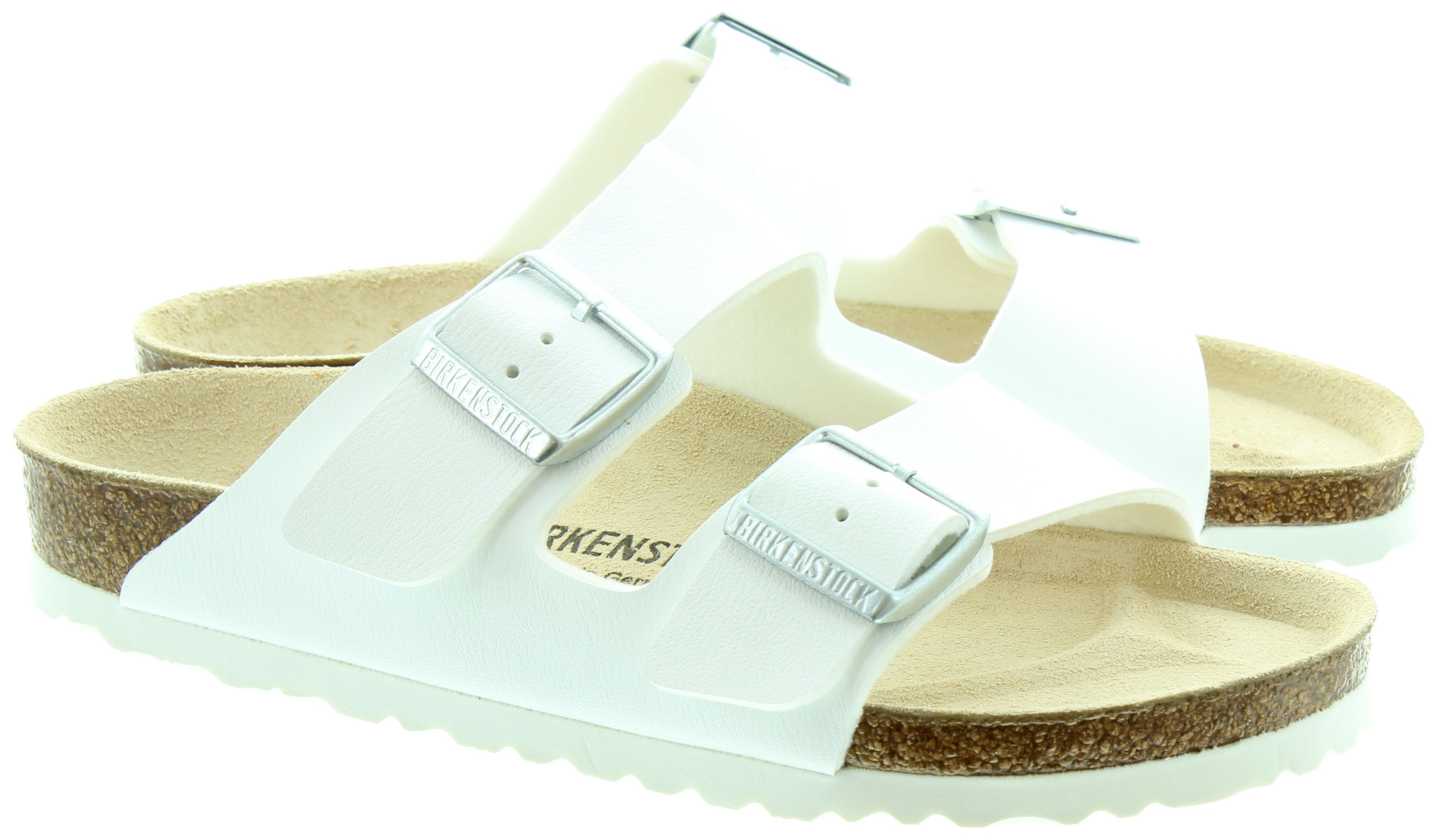 Womens arizona birkenstock white clearance
