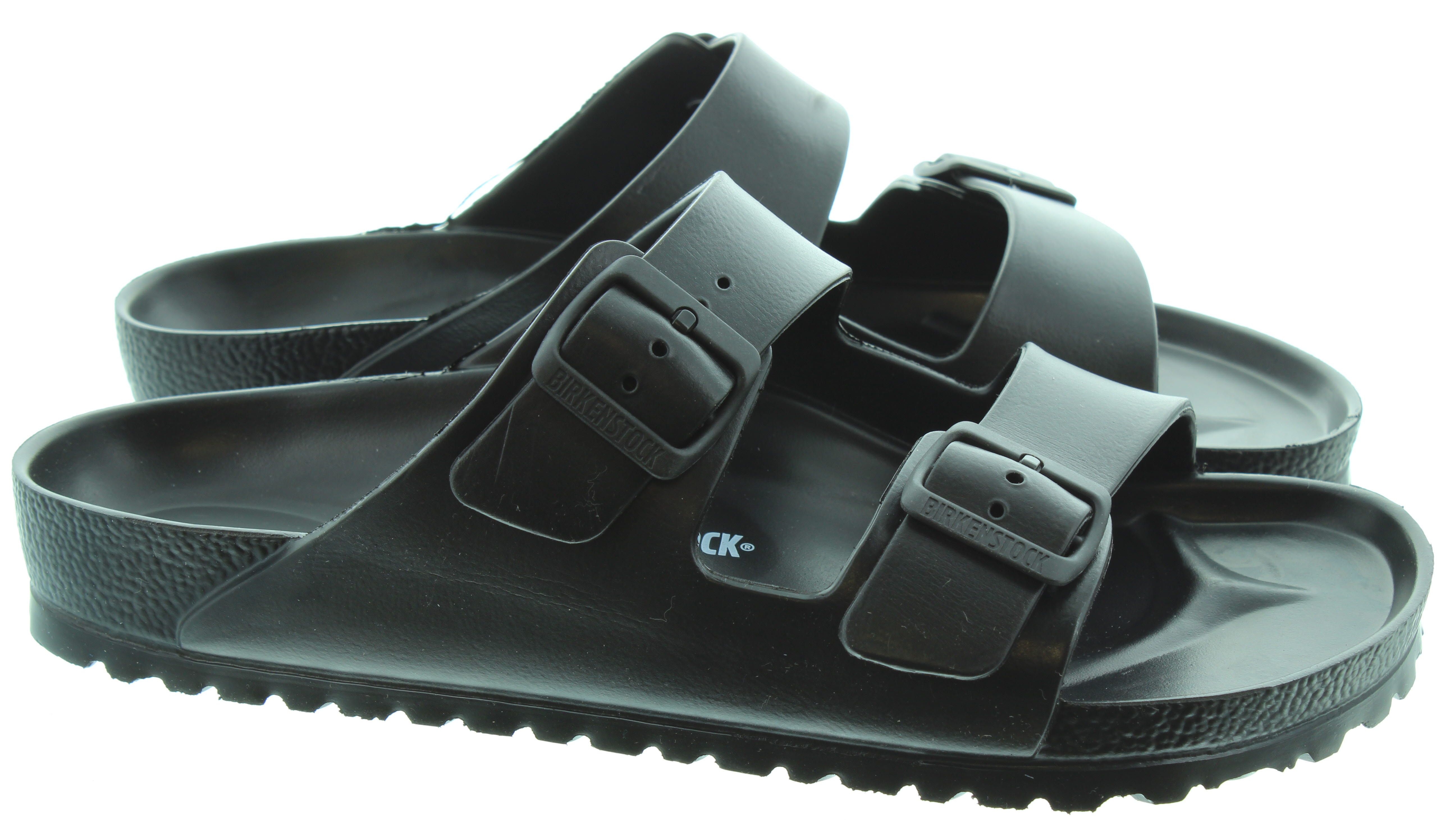 Birkenstock Mens Eva Arizona Sandals In Black in Black