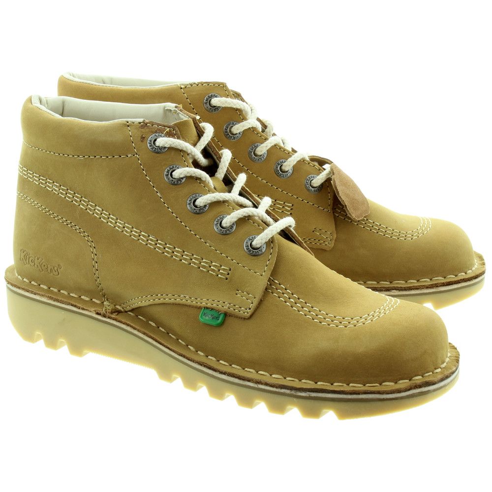 Kickers leather boots top