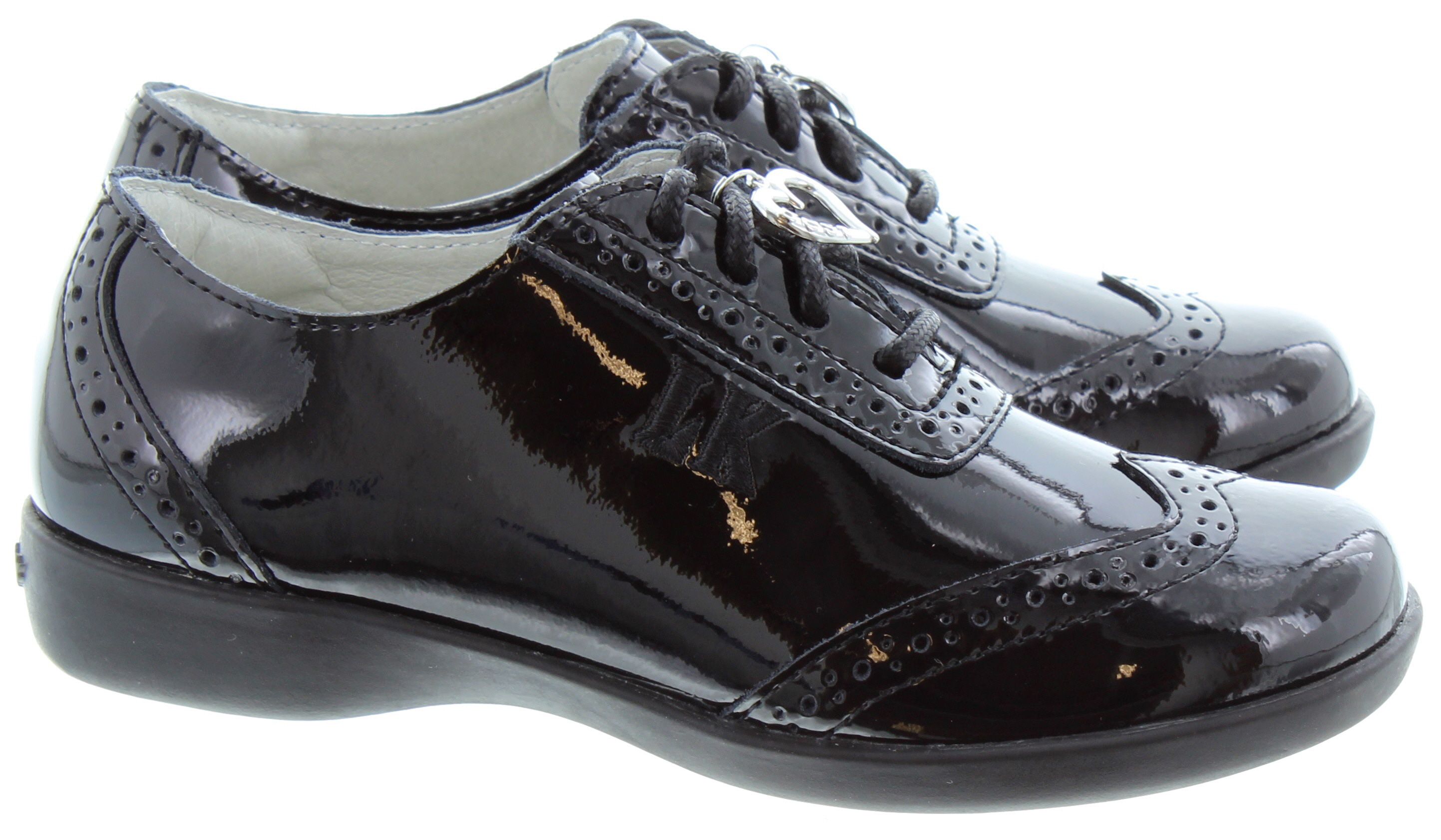Lelli Kelly LK8281 Kimberly School Shoes in Black Patent in Black Patent