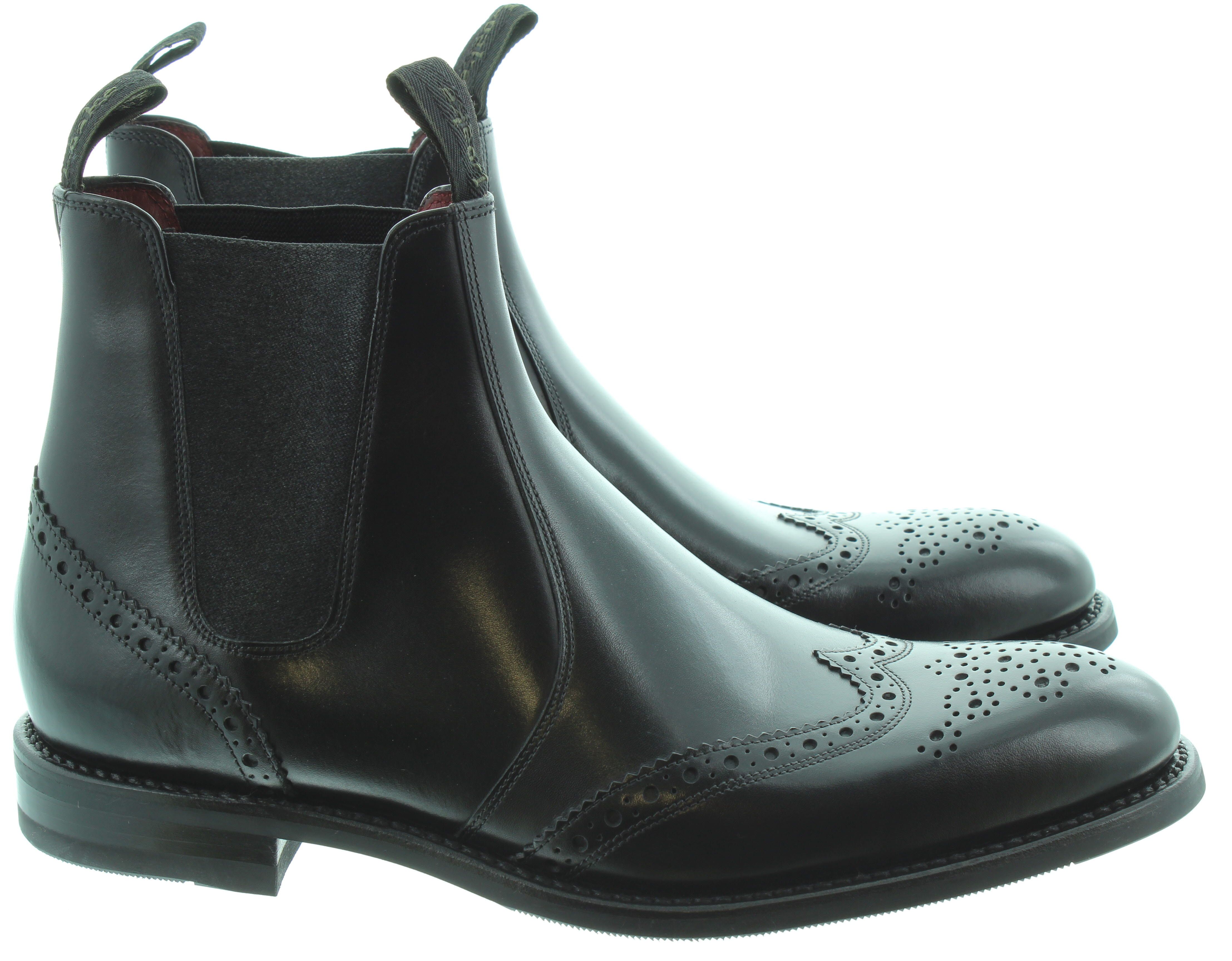 Loake hoskins brogue cheap chelsea boots