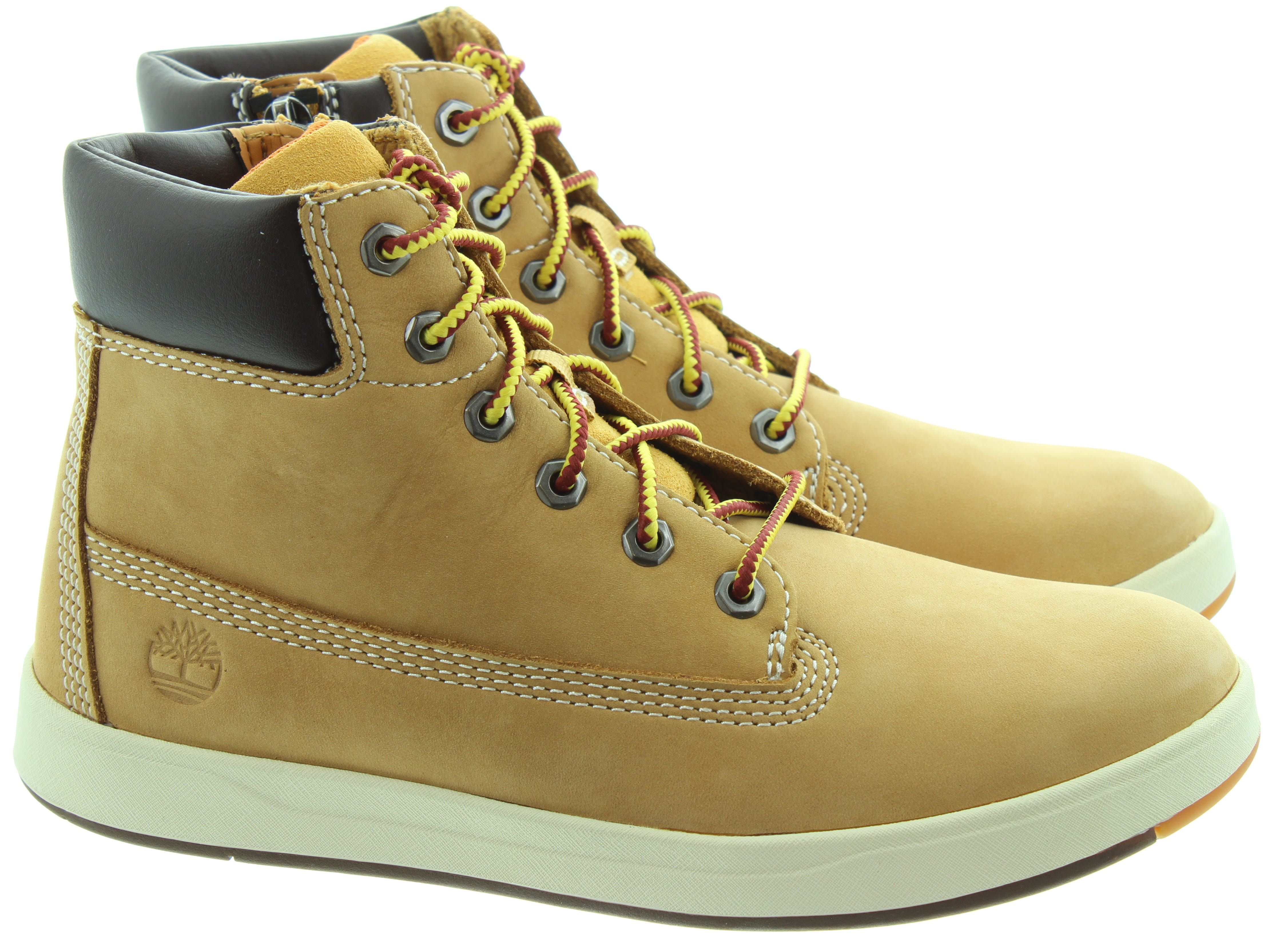 Timberland Kids Davis 6 Inch Boots In Wheat in Wheat