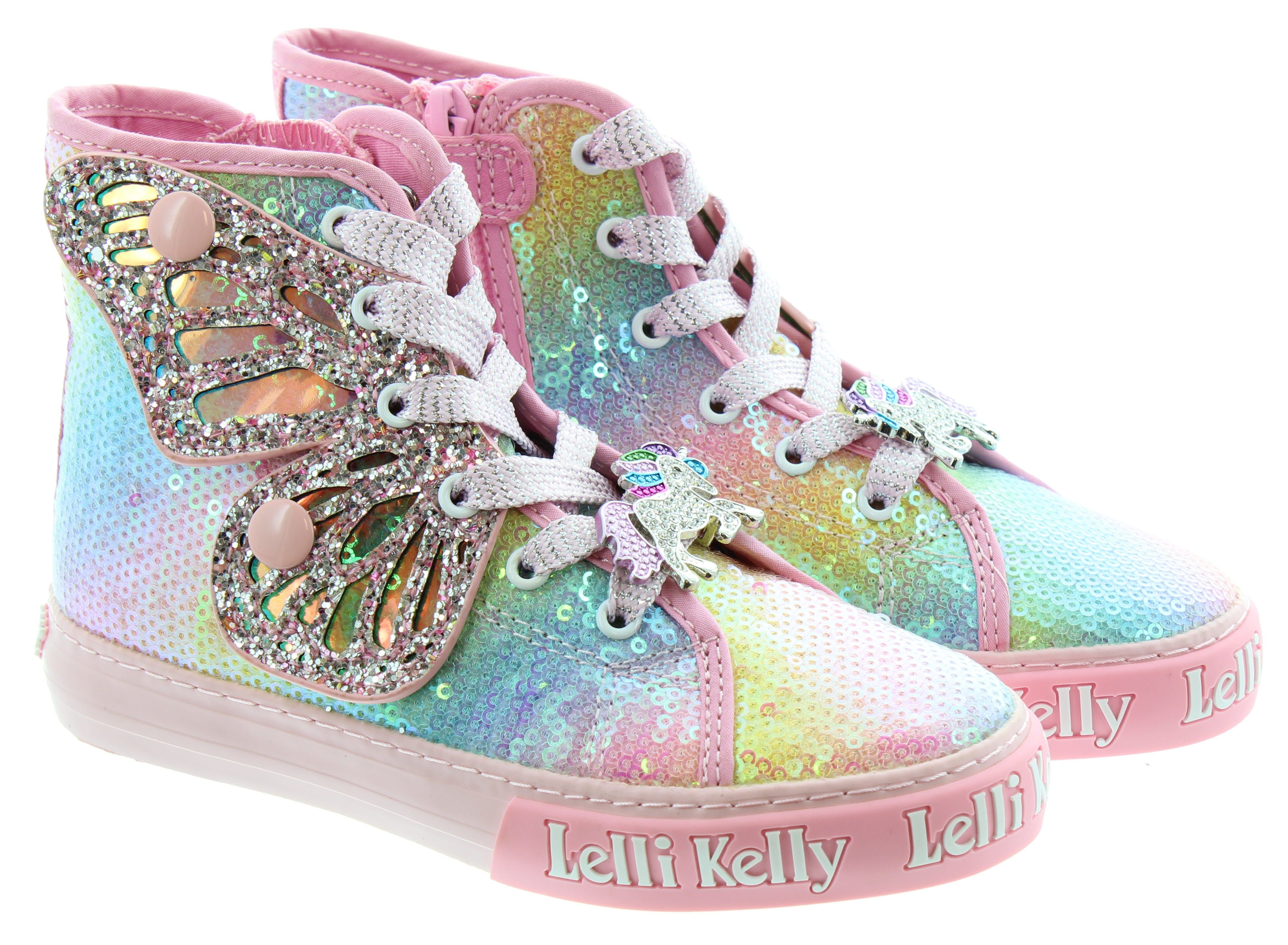 Kids LK1331 Unicorn Sequin Boots In Multi
