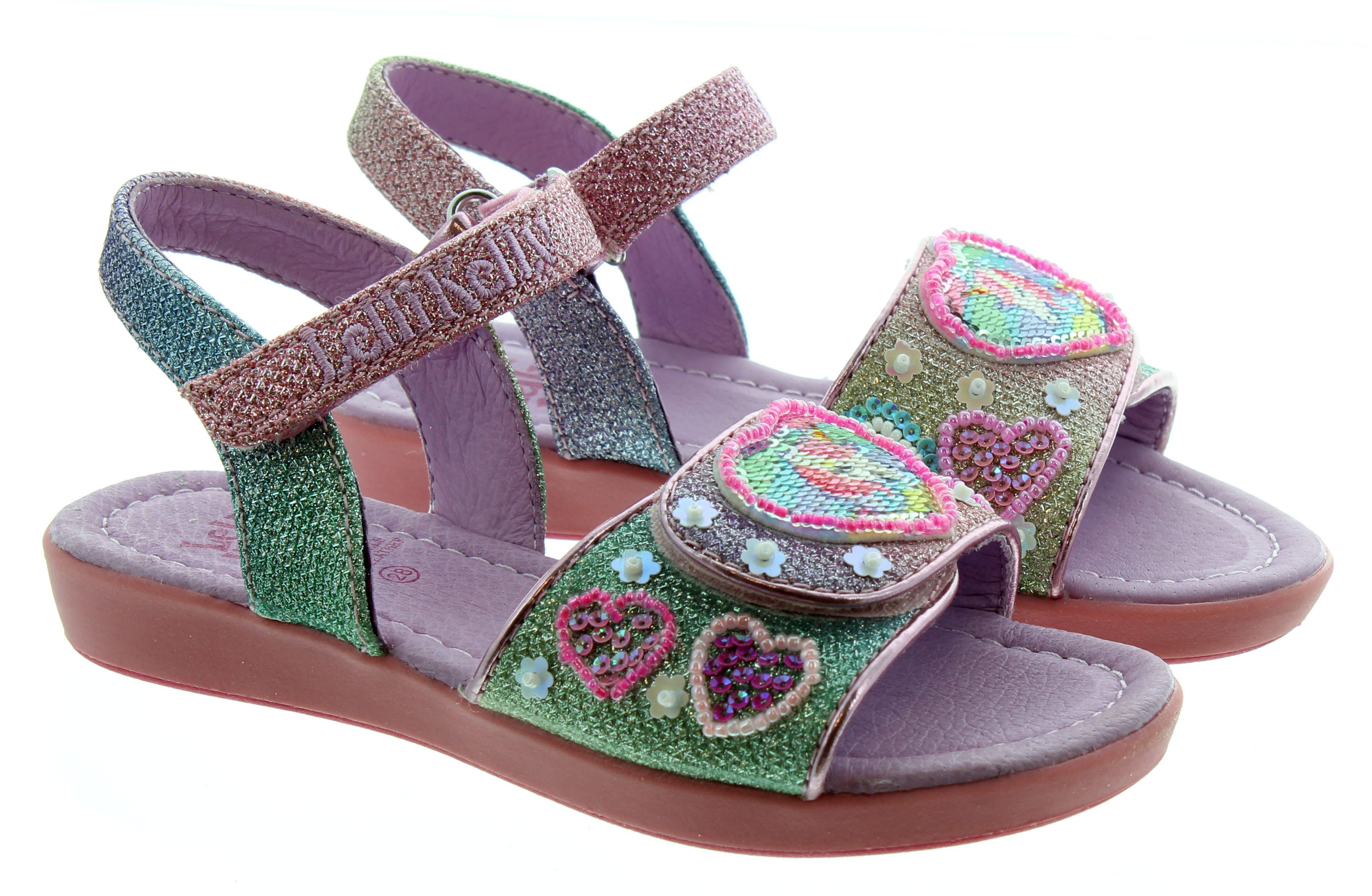 Rainbow unicorn sales sandals
