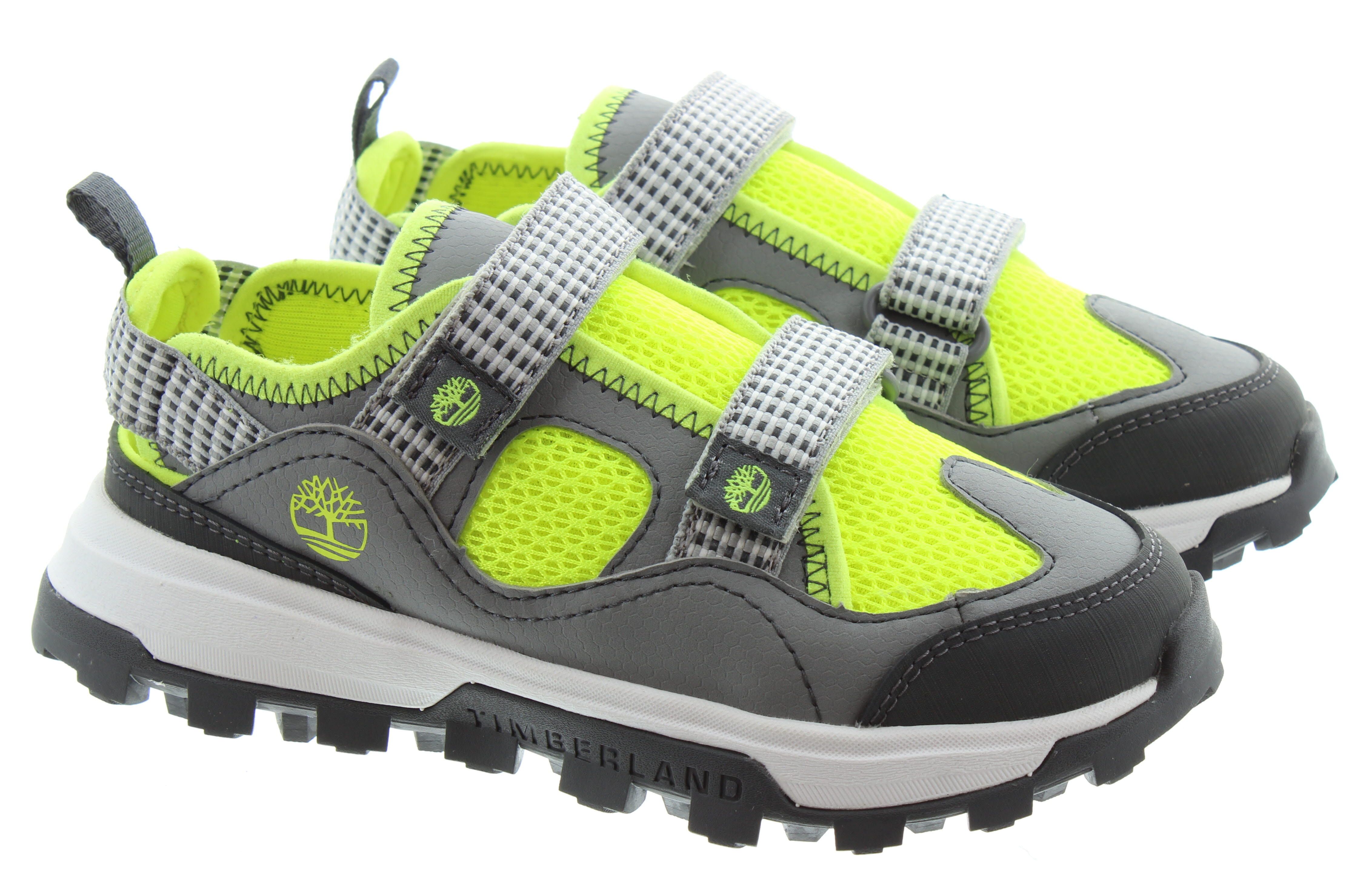 Kids Treeline Fisherman Trainers In Grey
