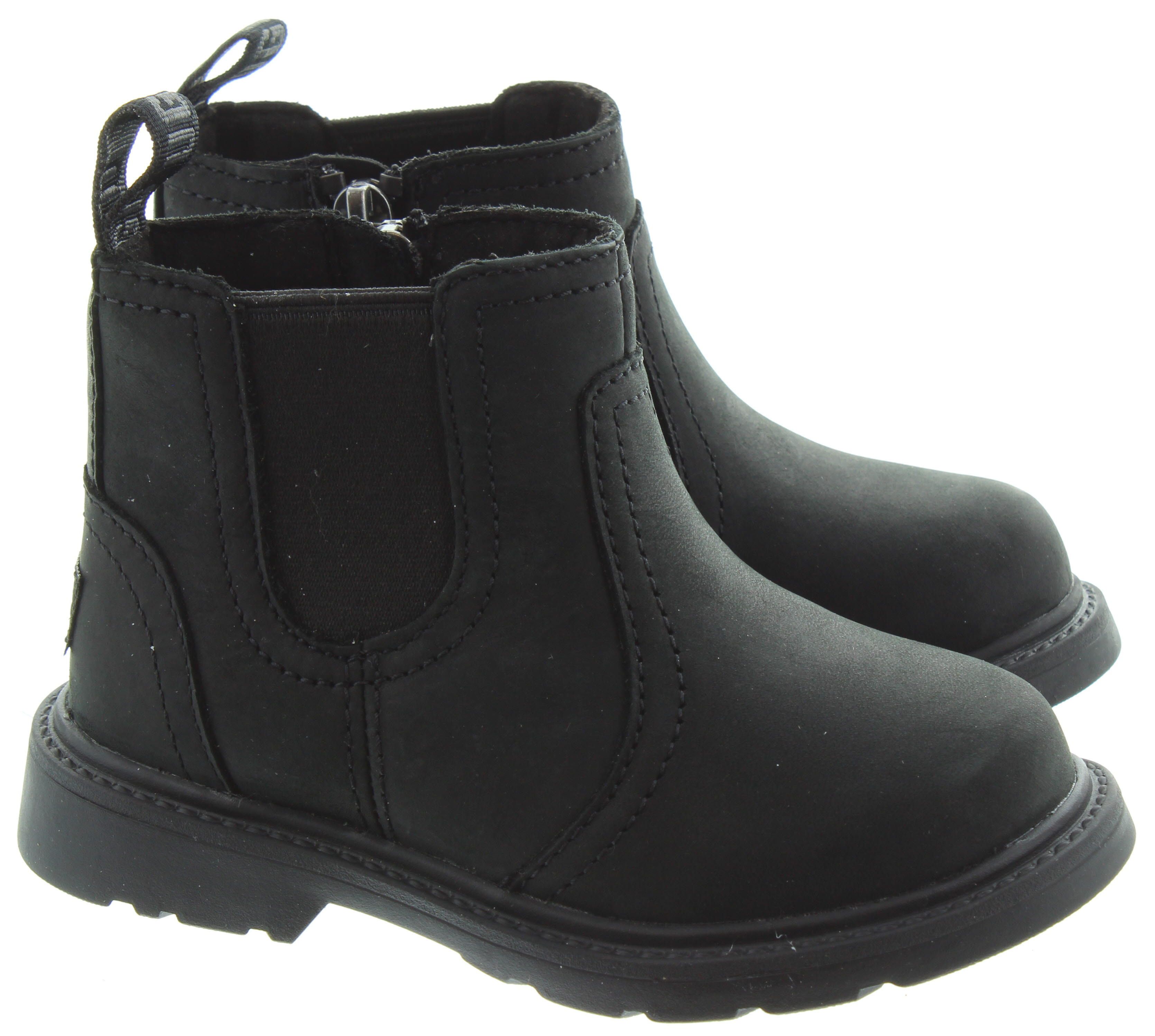 Kids UGG Bolden Chelsea Boots in Black