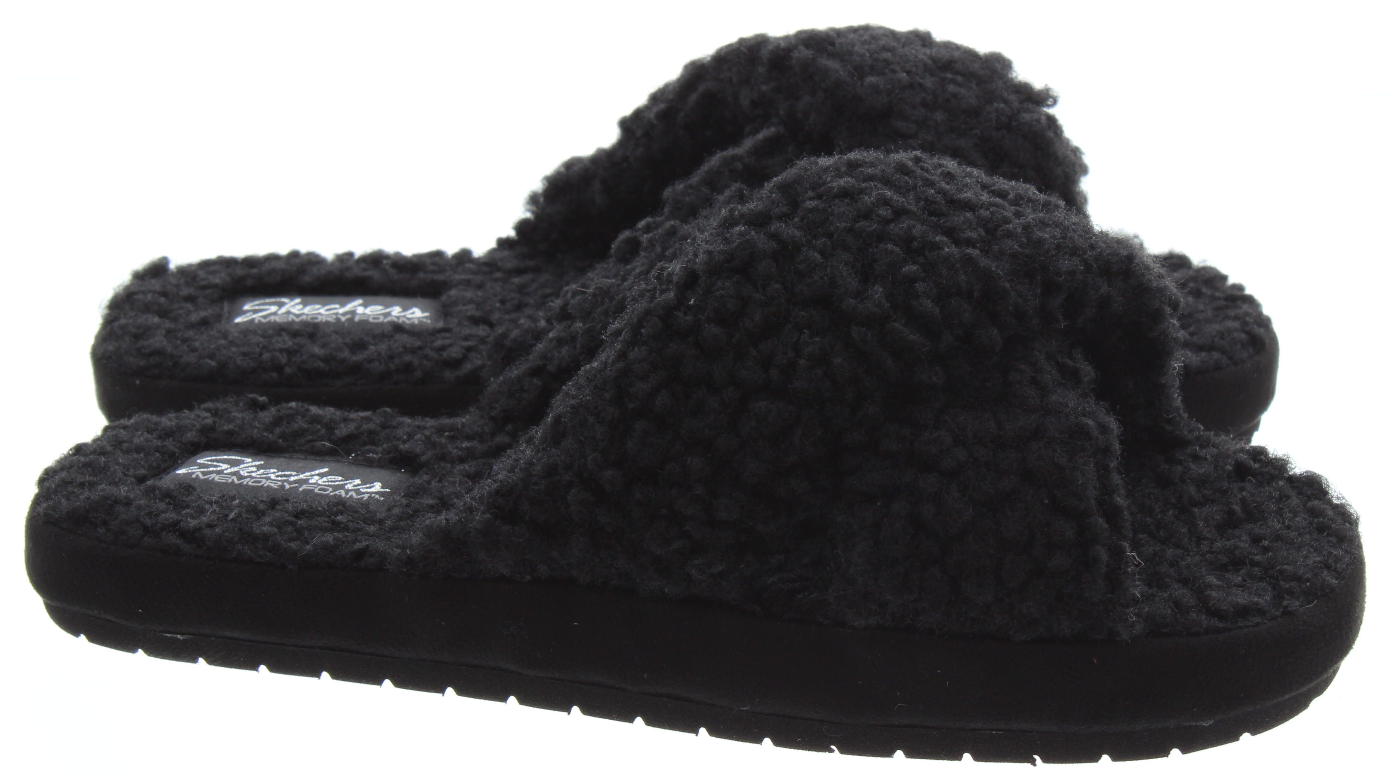 SKECHERS Ladies 167236 Cozy Slide in Black