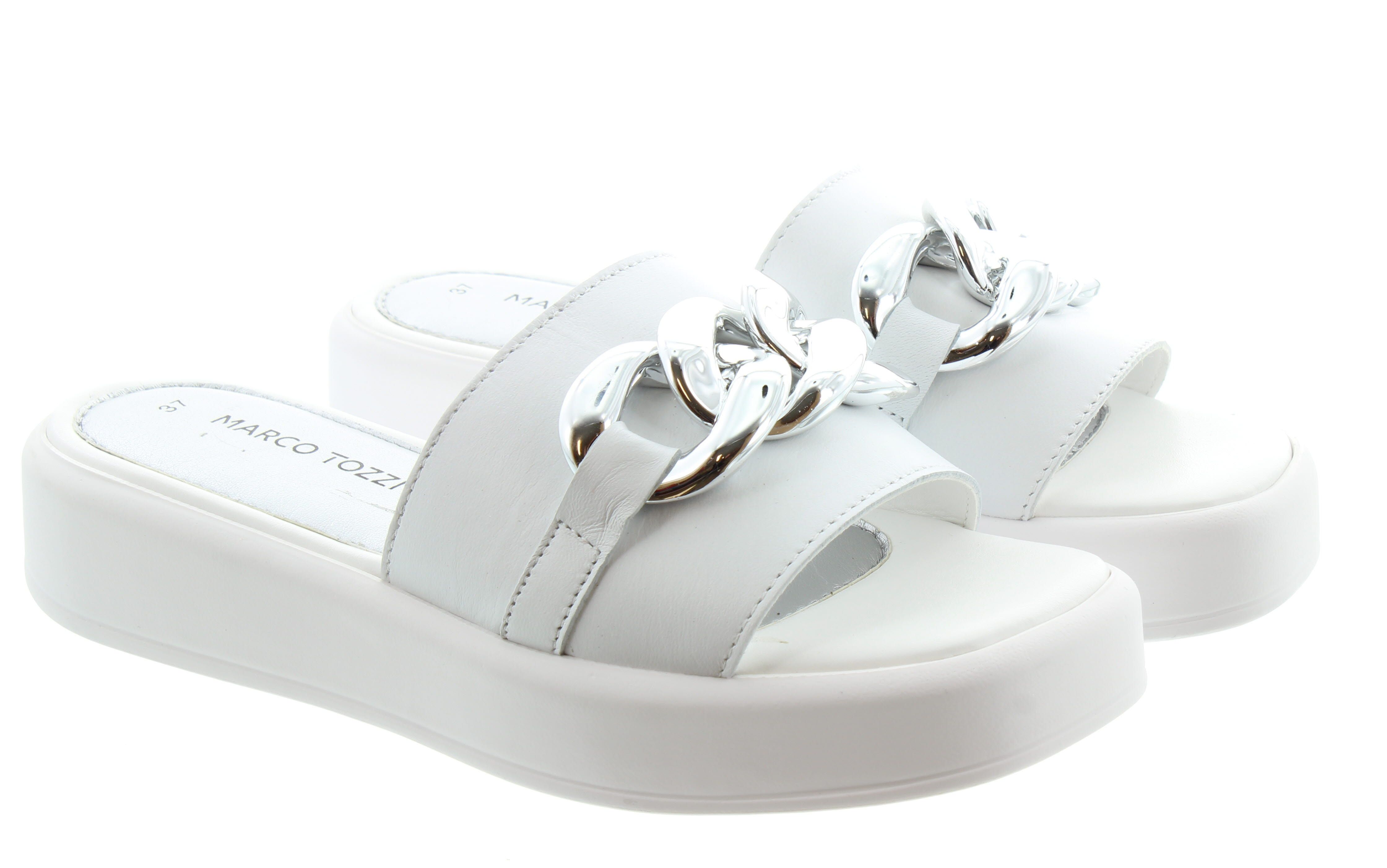 Ladies white mules sales