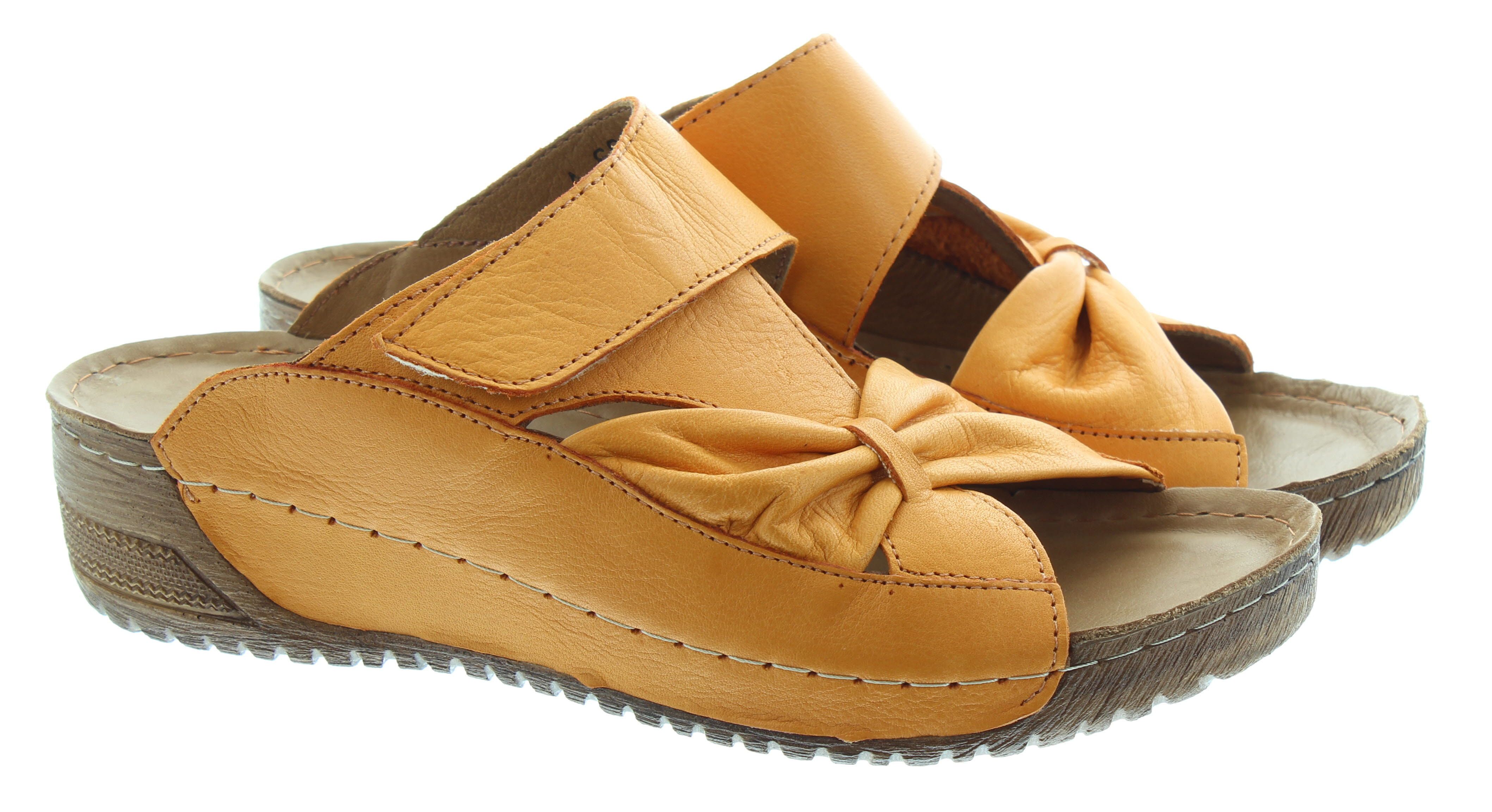 Womens bow mules cheap