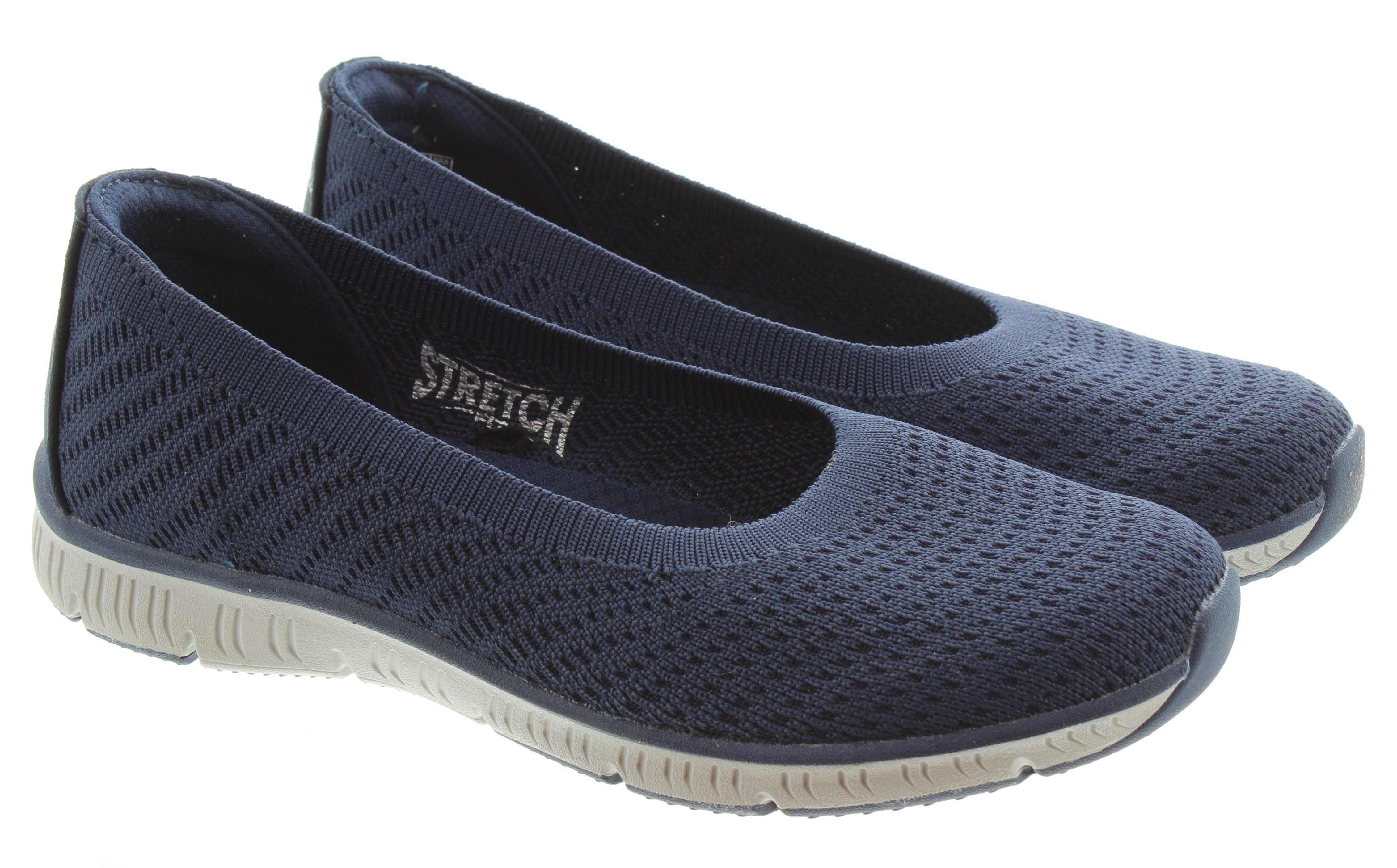Ladies Machine Washable Wonderstruck Pumps In Navy