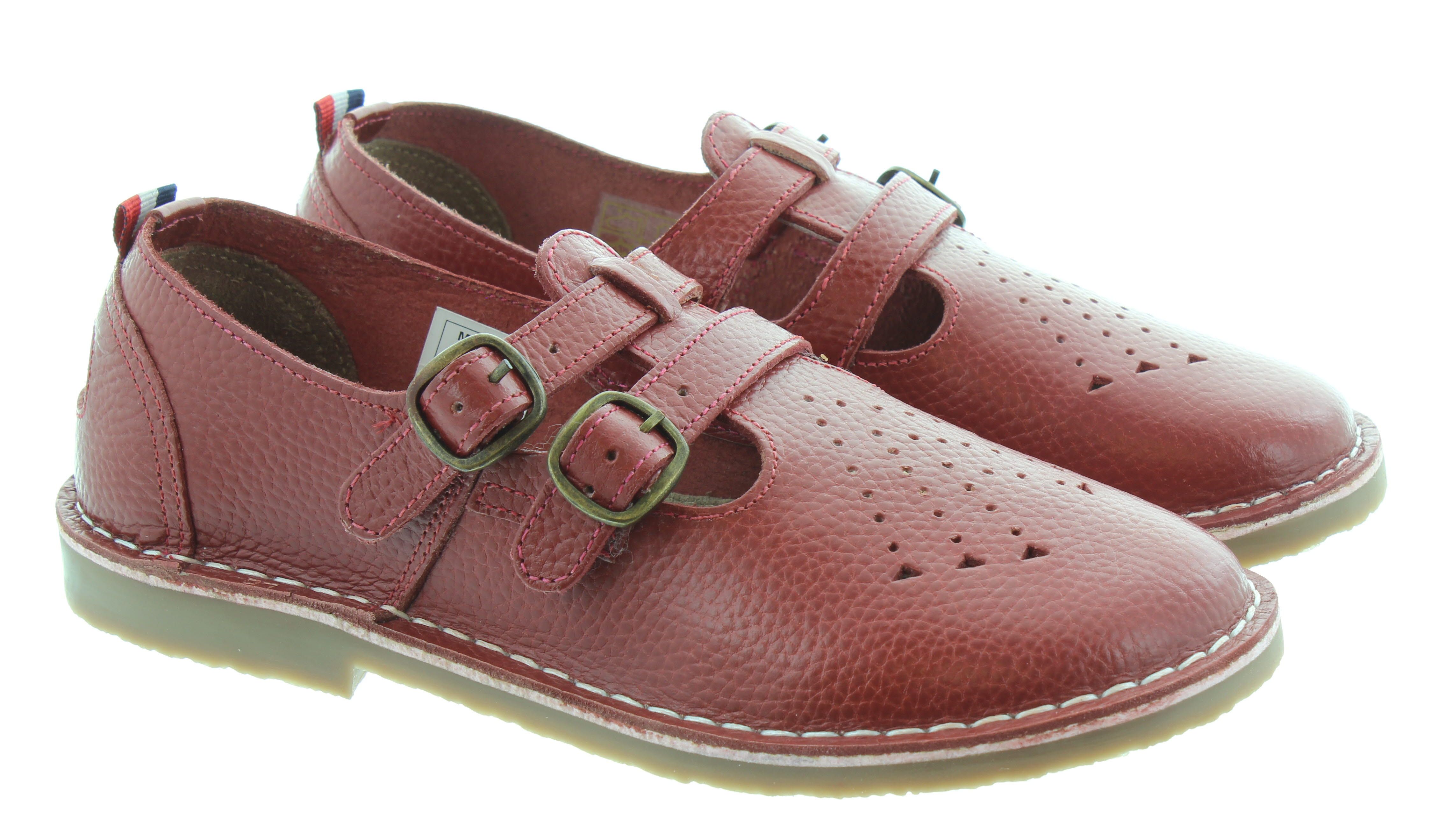 Red t clearance bar shoes womens