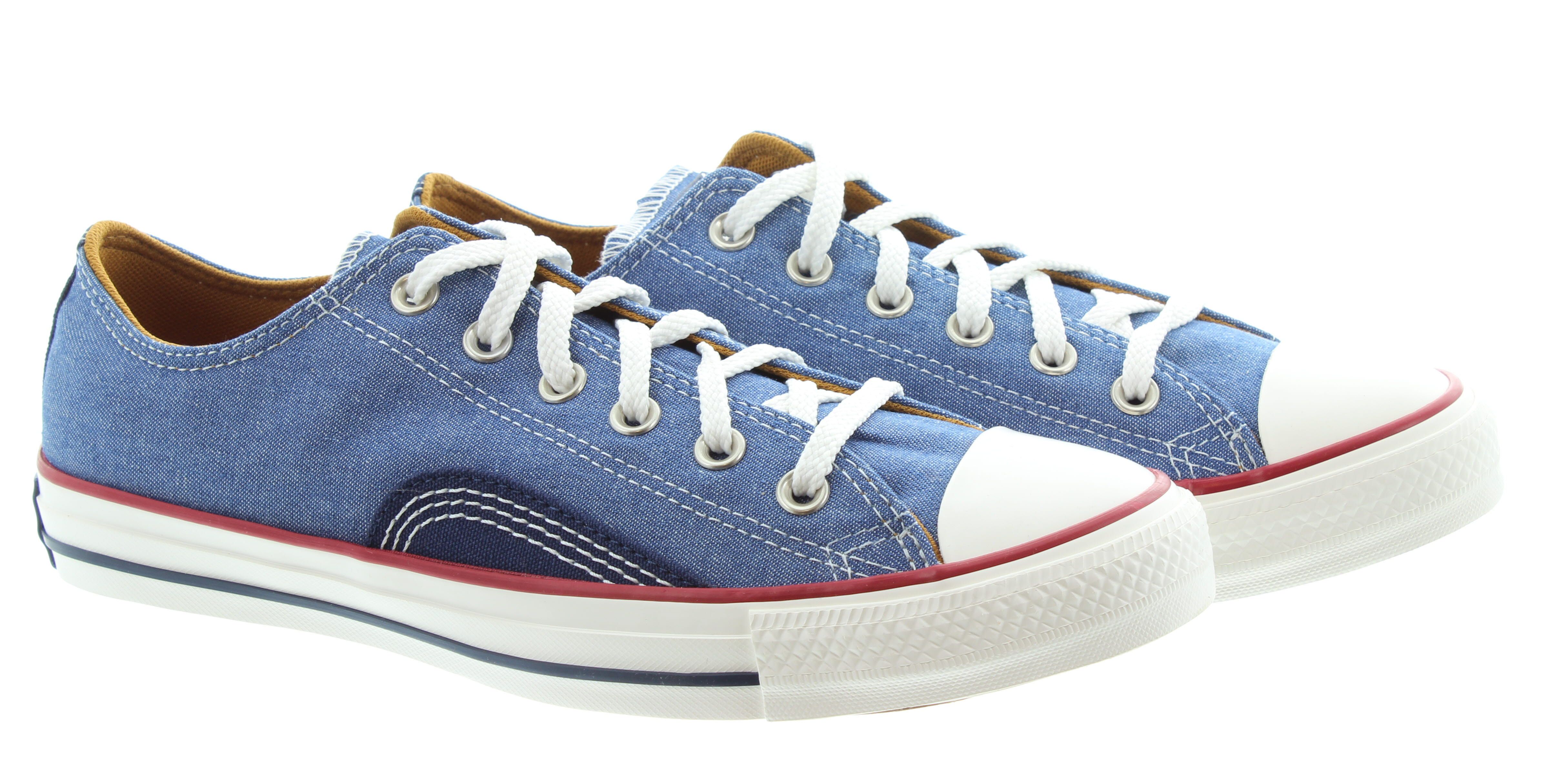 Mens Chuck Taylor All Star Ox Vintage Shoes In Navy