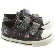 Kids Sisters Journey Velcro Shoes In Black
