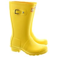 Childrens yellow hunter wellies cheap