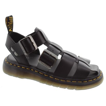 DR MARTENS Ladies Garin Fisherman Sandals In Black