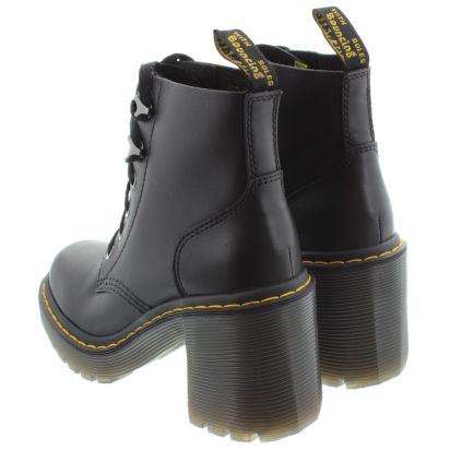 Doc marten heeled booties sales