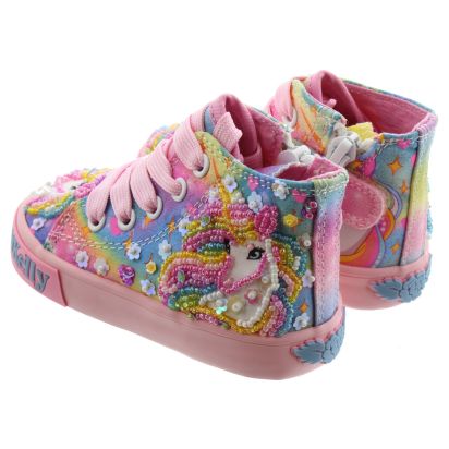 Unicorn baby boots top