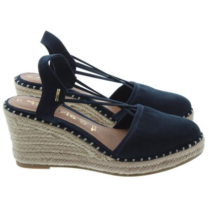 Ladies sale navy espadrilles
