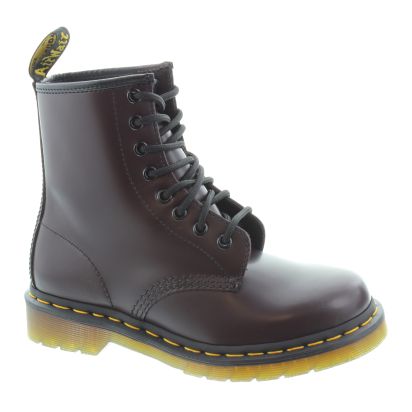Adults 1460 8 Eyelet Boots In Burgundy