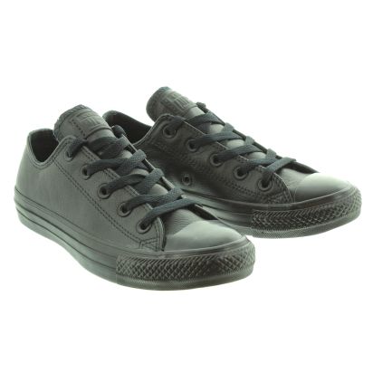 Black converse school shoes on sale