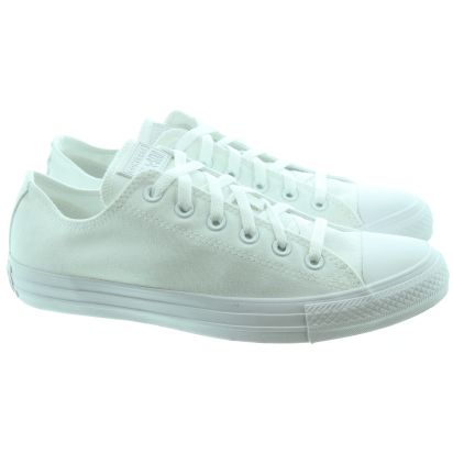 White mono sale canvas converse