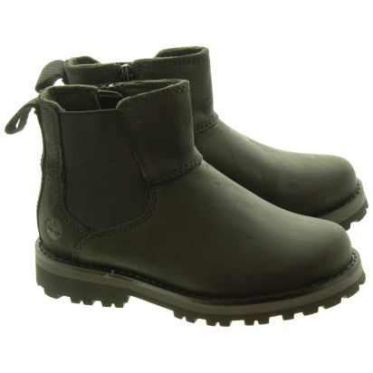 Timberland COURMA CHELSEA KIDS in Black