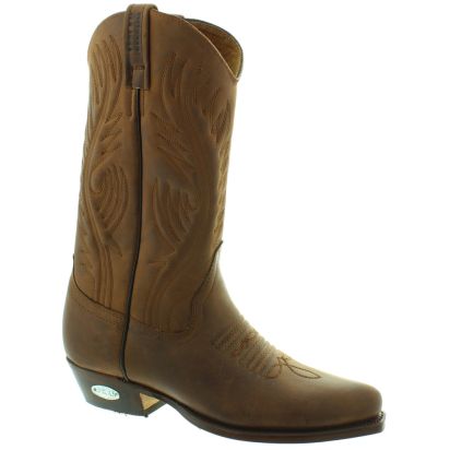 Desc194 Western Boot Brown