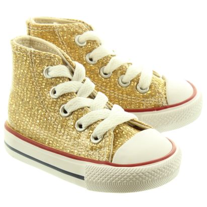 converse infant glitter