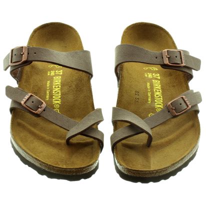 Birkenstock Mayari Toe Loop Sandals in Brown in Brown