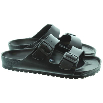 all black birkenstocks men's