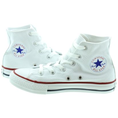 Kids white converse deals boots
