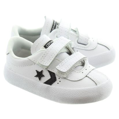 white velcro shoes
