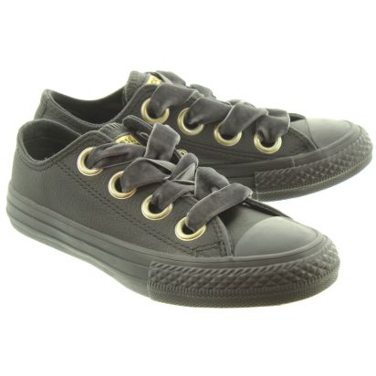 converse big eyelet black