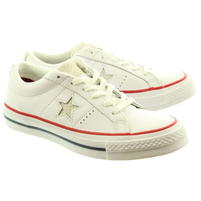 kids leather converse