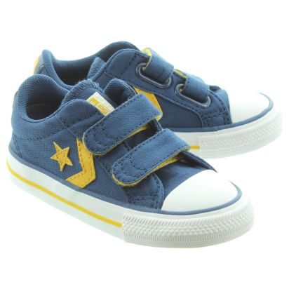 boys velcro converse trainers