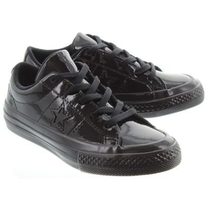 Converse PATENT LACE ONE STAR in Black 