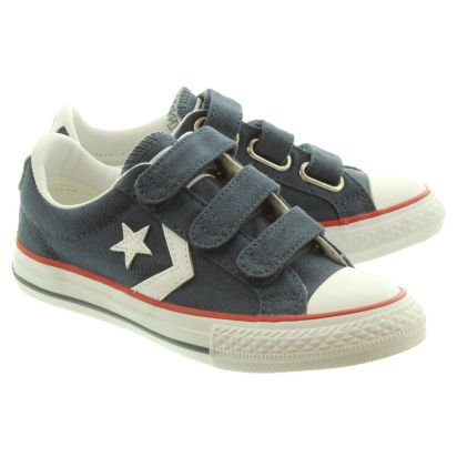 converse strap shoes