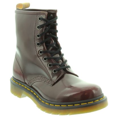 Vegan cherry doc martens cheap