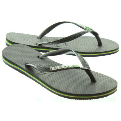 ladies black havaianas