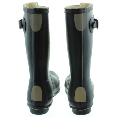 Hunter Kids Rubber Young Hunter Wellingtons Up To UK 5 in Navy in Navy