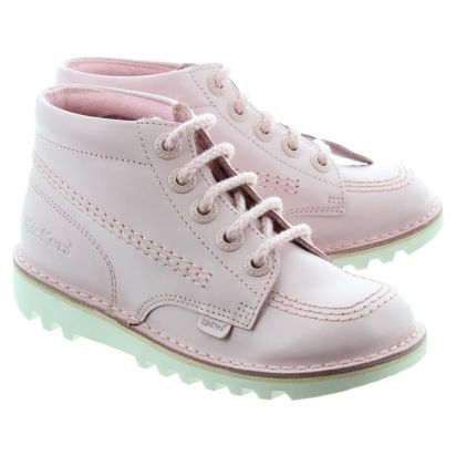 pink kicker boots