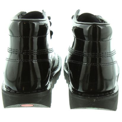Kickers patent boots womens online