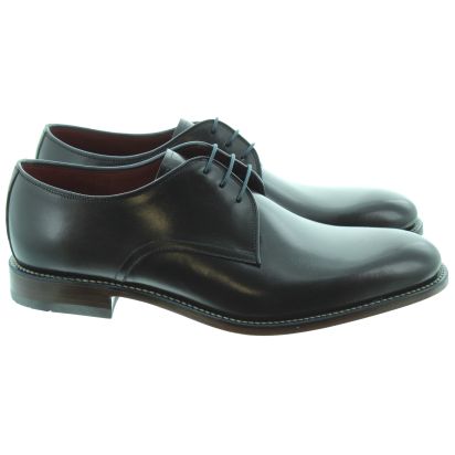 Loake Mens Drake Lace Shoes In Black in Black