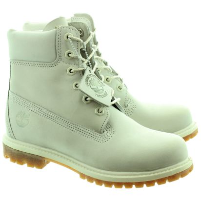 Timberland 6 Inch Ladies Ankle Boots In Grey Light