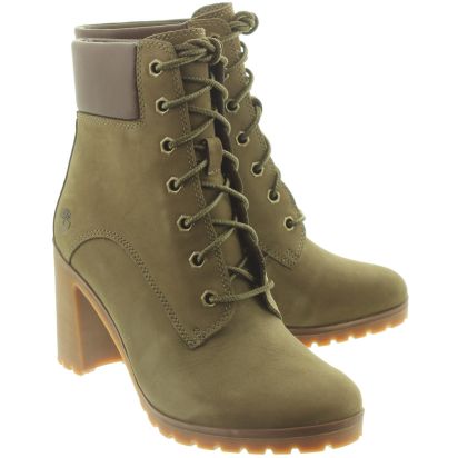 Timberland heeled boots cheap
