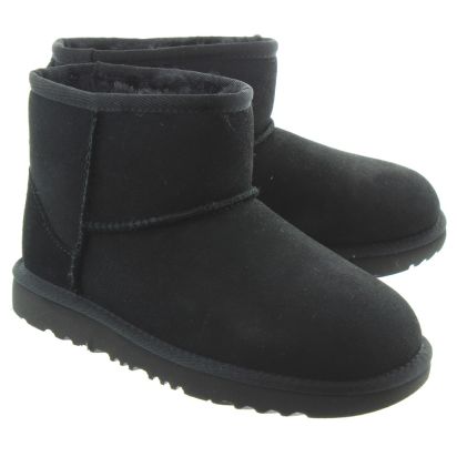 Ugg Kid Classic Mini 2 Boots In Black in Black