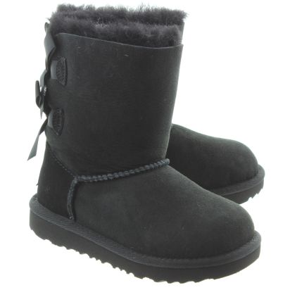 bailey bow ugg boots black